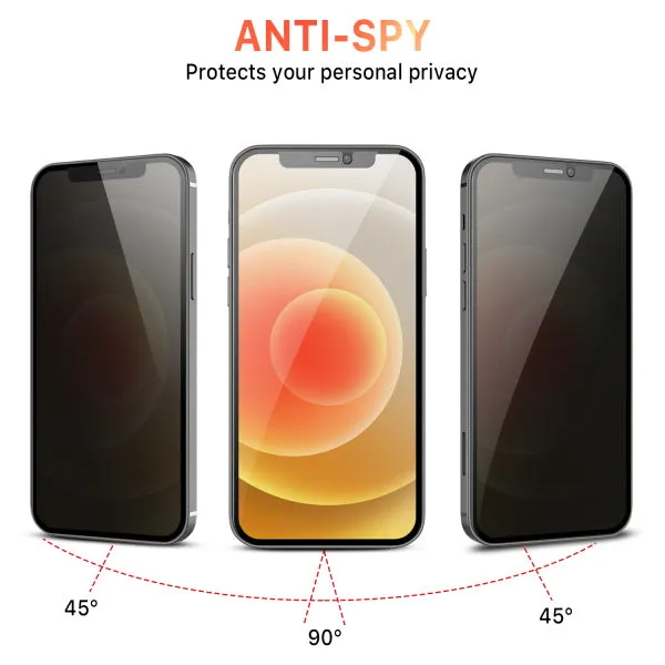 Full Coverage Privacy Tempered Glass Screen Protector